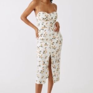 Urban Outfitters Kiss The Sky Floral strappy-back Midi dress